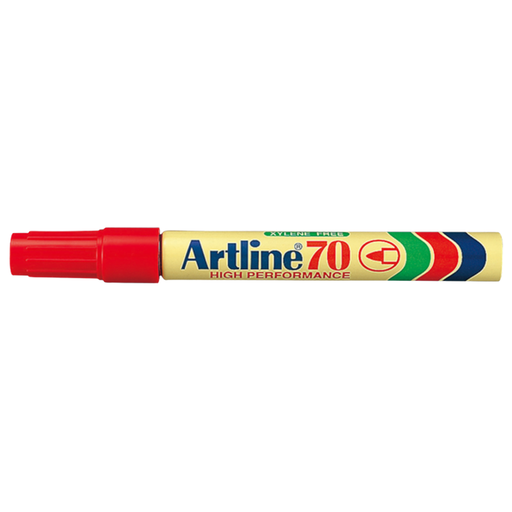 [OFF-70R] MARCADOR PERM. RECARG. BALA ARTLINE 70 ROJO