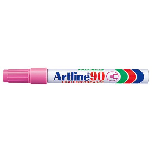 [OFF-90F] MARCADOR PERM. RECARG. BISELADO ARTLINE 90 ROSADO