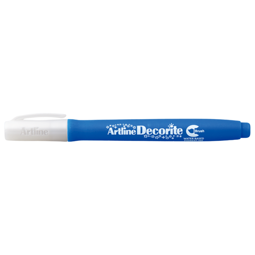 [OFF-3A] MARCADOR PTA. PINCEL DECORITE AZUL ARTLINE