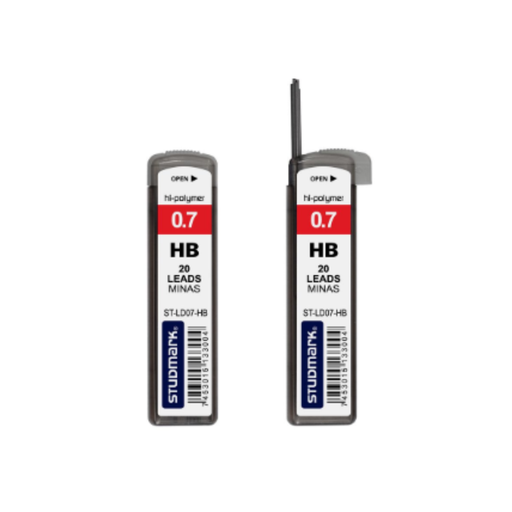 [OFF-ST-LD07-HB] MINAS 0.7MM HB STUDMARK (12UDS)