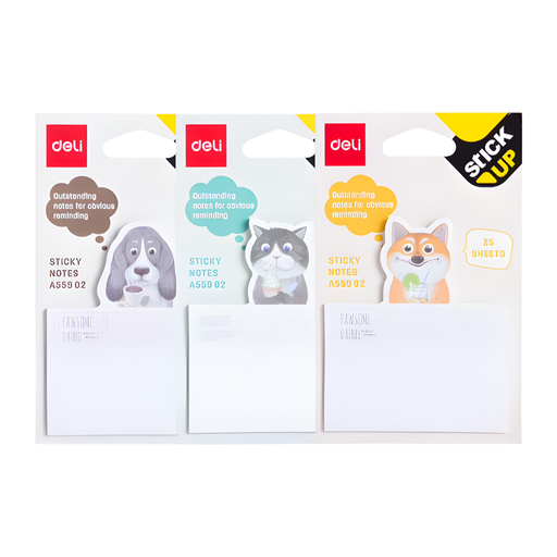 [OFF-A55902] NOTAS ADHESIVAS GATO Y PERRO 15H