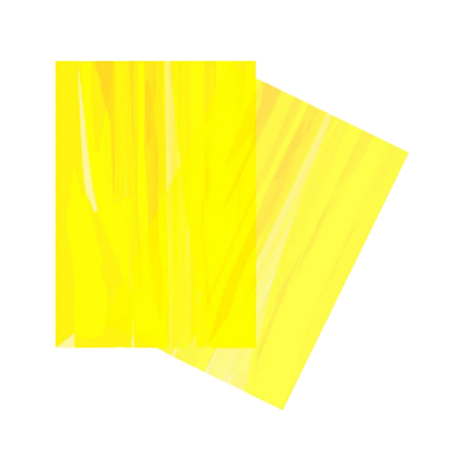 [OFF- PTCR758] PAPEL CELOFAN PLIEGO AMARILLO 22 GRM 90X100 CM (PAQUETE 25)