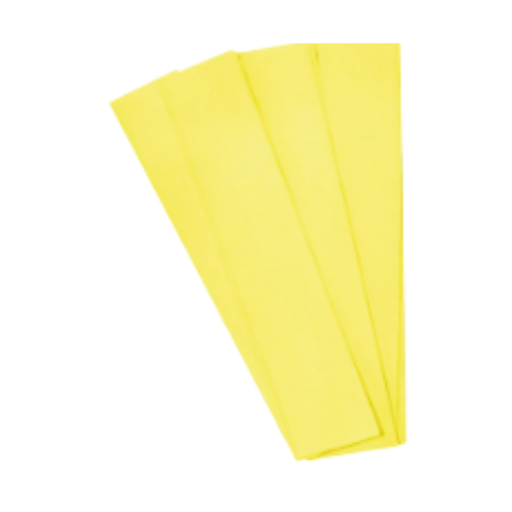 [OFF-80AM] PAPEL CREPE AMARILLO 50 X 200cm (PAQ 10)