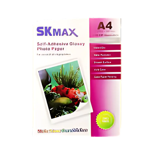 [OFF-KR8125] PAPEL FOTOGRÁFICO ADH BRILLANTE T/C  135G ADHESIVO (25H)