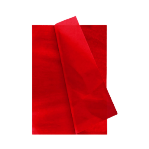 [OFF-81R] PAPEL SEDA ROJO 50 X 70cm. 17grs 50 H.