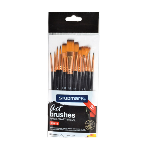 [OFF-B280-12] PINCELES 12 PZS STUDMARK