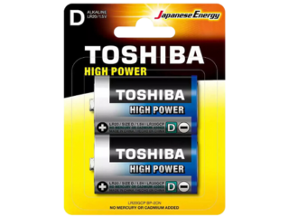 [OFF-LR20G-2PK] BATERIA D ALKALINA TOSHIBA BL 2 (40)