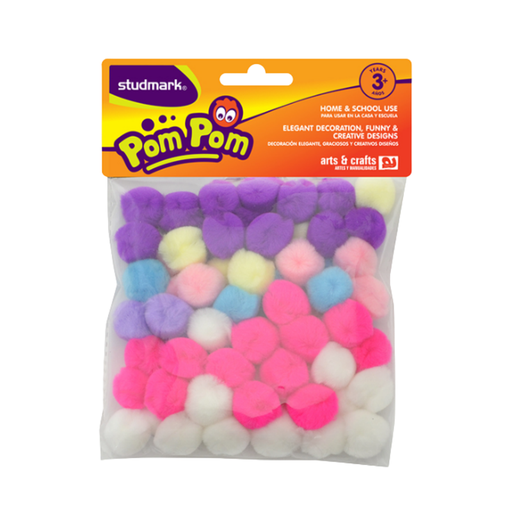 [ST-POM-03] POM POM BRILL SURT 20MM 60UDS STUDMARK