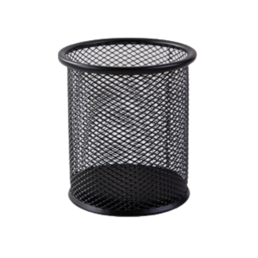 [OFF- 09172] PORTA LAPICES MALLA METALICA REDONDO UNIDAD