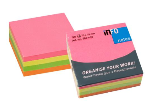 [OFF-435] QUITA Y PON 3" X 3" BRILLANTE NARANJA 80 H. INFO (12)