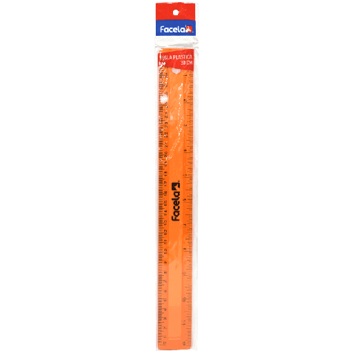 [OFF-472105] REGLA PLASTICA FLEXIBLE  30CM VARIOS COLORES CON BOLSA FACELA
