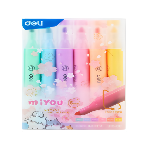 [OFF-U126C] RESALTADORES COLOR PASTEL DELI