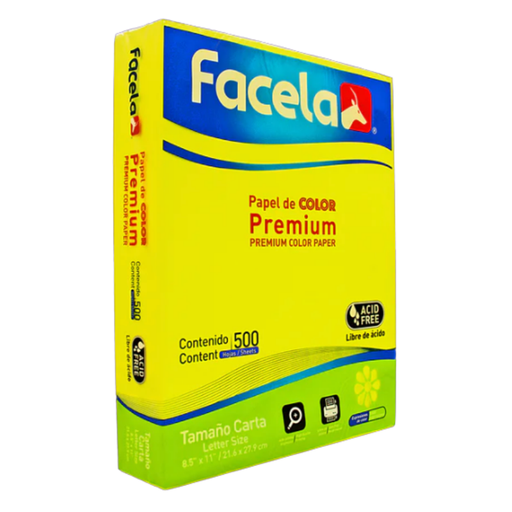 [OFF-01503] RESMA PAPEL BOND AMARILLO CLARO T/CARTA