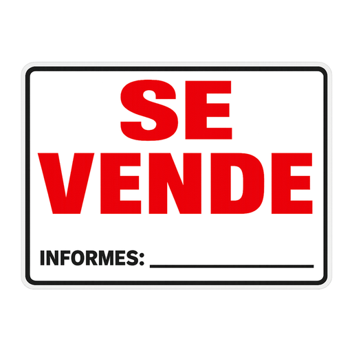 [OFF-902] ROTULO SE VENDE 20 X 30 CM
