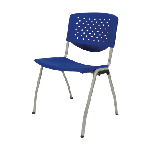 [OFF-LI007] SILLA ESPERA PLASTICA AZUL LICHE-007