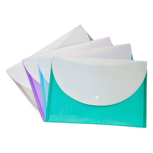 [OFF-ST-00175] SOBRE A4 HORIZ C/BROCHE Y BOLSO (12 UDS) STUDMARK