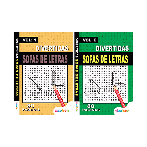 [OFF-BR-S-SL-3468] SOPAS DE LETRAS 80 PAG SICOBEN