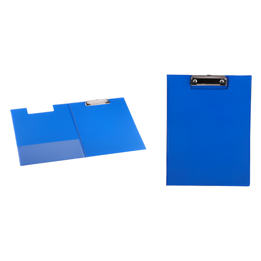 [OFF-38154A] TABLA DELI TIPO CARPETA C/PRENSA T/CARTA AZUL UNIDAD