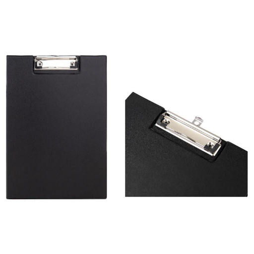 [OFF-38154B] TABLA TIPO CARPETA NEGRA CON PRENSA DELI