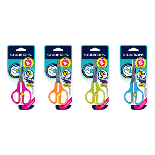 [OFF-ST-SC508-LH] TIJERA 5.25" (13.5CM) MANGO PLASTICO ZURDOS STUDMARK