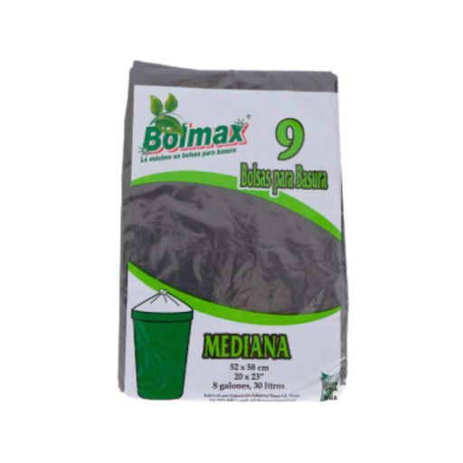 [OFF-11072] BOLMAX BOLSA BASURA MEDIANA 9 U