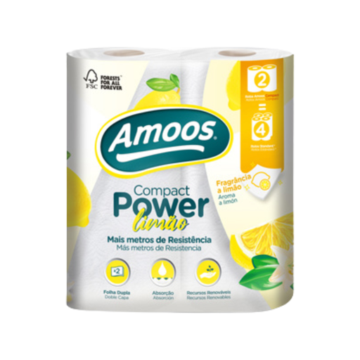 [OFF-0034] TOALLA AMOOS DE COCINA 83 H LIMON (PAQ 2) (12)