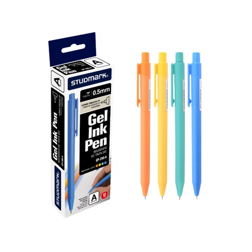 [OFF-ST-GP-290-A] BOLIGRAFO 0.5MM GEL RETRACTIL NEGRO 12UDS STUDMARK