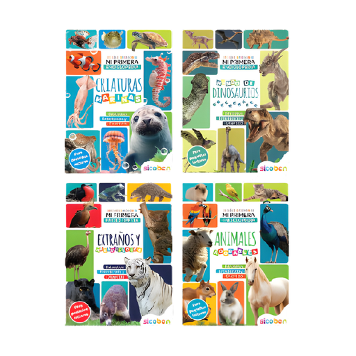 [OFF-BP-S-L-9578] COLECCIÓN INCREIBLES CONOCIMIENTOS EXTRAÑOS ANIMALES/DINOSAURIOS/ANIMALES ADORABLES/CRIATURAS MARINAS SICOBEN