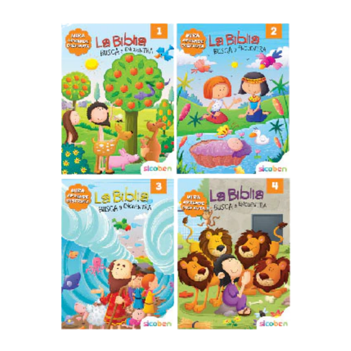 [OFF-BP-S-L-9546] CUENTOS DE LA BIBLIA LIBRO DE HISTORIAS JUEGA BUSCA Y ENCUENTRA SICOBEN