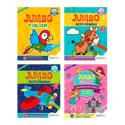 [OFF-BR-S-A-8830] JUMBO COLOR LIBRO EDUCATIVO 96PAG SICOBEN 