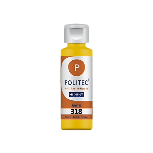 [OFF-318AMM] PINTURA #318 POLITEC AMARILO MEDIO 60ML