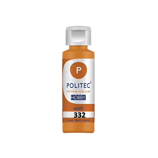 [OFF-332NAC] PINTURA #332 POLITEC NARANJA CLARO 60ML