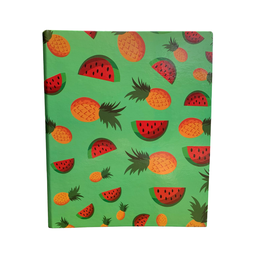 [PT-PS] PORTAFOLIO TAPA DURA 3 ANILLOS PIÑA SANDIA