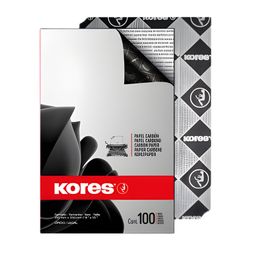 [OFF-120-014] PAPEL CARBON KORES T/CARTA 100H