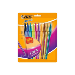 [ER-24803] BOLIGRAFO BIC CRISTAL FASHION X10 BLISTER