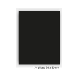 [SP-361205C46] CARTON PRESENTACION NEGRO (1/4 PLIEGO) 36 X 50 CM (10 U)