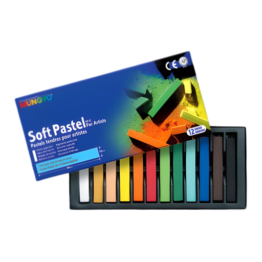 [OFF-MP-12] TIZA SECA BARRA LARGA 12 COLORES  DELI