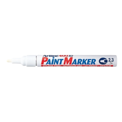 [OFF-400B] MARCAD. DE PINTURA PERMANENTE BALA ARTLINE 400 BLANCO