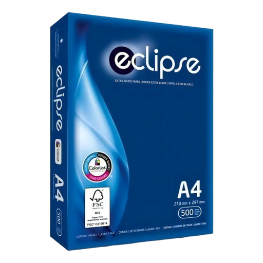 [OFF-RES-EC] RESMA PAPEL BOND ECLIPSE T/CARTA 8.5 x 11(75G) 98%B 
