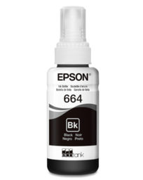 [OFF-664N] EPSON BOTELLA TINTA NEGRA PARA L110-L210-L350-L355-L555 4000PAG T664120-AL