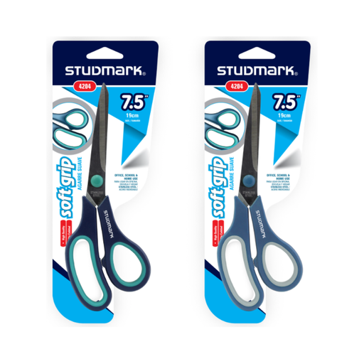 [OFF-ST-04204] TIJERA 7.5¨(19CM) C/MANGO PLAST. HULE STUDMARK