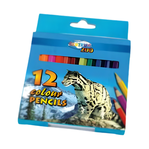 [OFF-80168] LAPICES DE COLOR CORTOS 12 COLORES ZOO CENTRUM