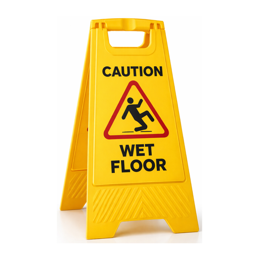 [OFF-SPM] SEÑAL DE PISO MOJADO AMARILLA