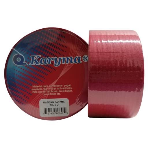 [OFF-2RO] MASKING TAPE  2'' KARYMA ROJO 48MM X 25MTS  