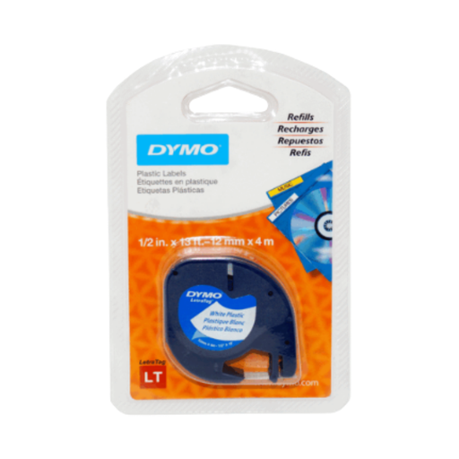 [OFF-845444] CINTA LETRATAG BLANCA #91331 12MM X 4M