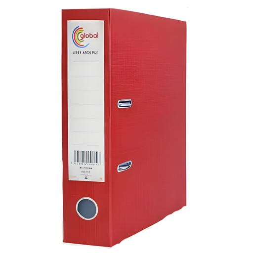 [OFF-B20170] ARCHIVADOR PLASTICO 3" ROJO TAMAÑO A4 