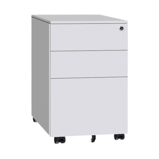 [OFF-6015] ARTURITO LICHE-M-09 3 GAVETAS BLANCO