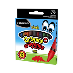 [T1000] CRAYONES 12 COLORES STUDMARK