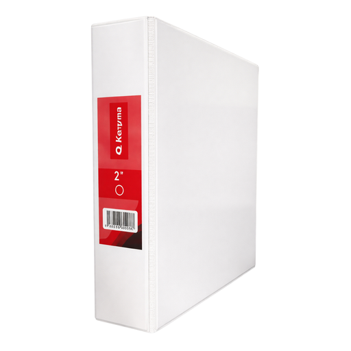[OFF-5026B] PORTAFOLIOS DE 2" BLANCO CARTA KARYMA