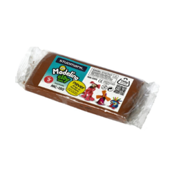 [ST-MC-150-E] PLASTILINA BARRA 150G CHOCOLATE STUDMARK